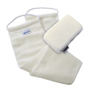 Irisana Set De Ecobaño Con Ecoesponja Biodegradable Y Banda Exfoliante