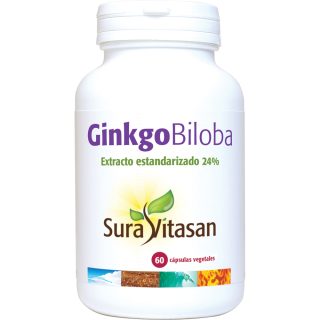 Suravitasan Ginkgo Biloba Extracto Estandarizado 24% -60 Capsulas