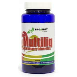 Ergonat Galenic Ergoliq Multiliq Vitaminas Y Minerales, 30 Capsulas