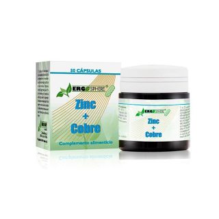 Ergonat Galenic Ergosphere Oligoterapia Zinc Cobre 50 Capsulas