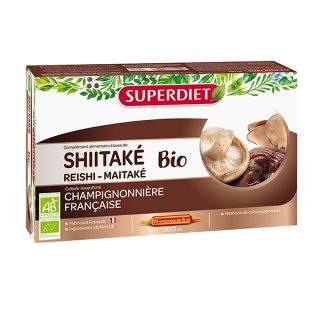 Superdiet Shitaké Reishi-Maitaké 20 Ampollas