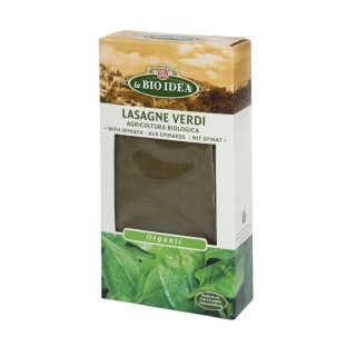 La Bio Idea Pasta Laminada De Lasaña Verde Con Espinacas 250 g