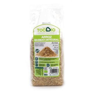TooBio Arroz Basmati Integral Sin Gluten BIO 500 g