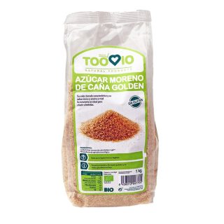 Toobio Azúcar De Caña Golden Orgánica Sin Gluten 1 Kg.