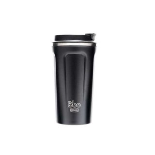 Irisana Bbo Vaso Termo De Acero Inoxidable Negro 450 ml