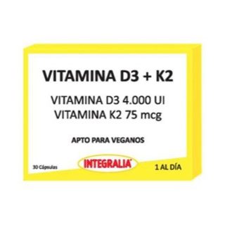 Integralia Vitamina D3 Y K2 30 Cápsulas