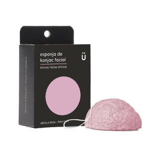 Naturbrush Esponja Konjac Facial Con Arcilla Rosa Limpieza Profunda Y Suave Exfoliación