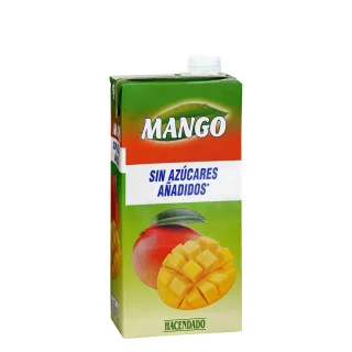 Bebida de mango Hacendado sin azúcares añadidos