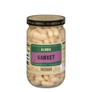 Alubia cocida Ganxet Hacendado