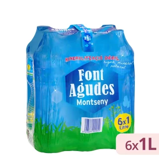 Agua mineral mediana Font Agudes