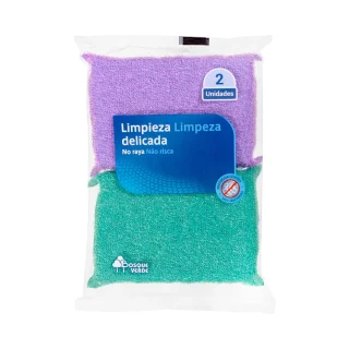 Estropajo almohadilla Bosque Verde limpieza delicada