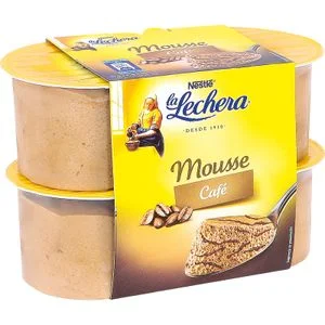 Mousse de Café Pack de 4 Unidades 4 x 59 Gr LA LECHERA (LECHERA)