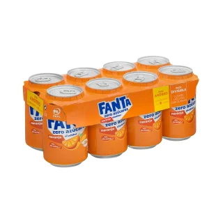 Refresco Fanta naranja zero azúcares añadidos