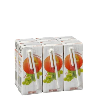 Zumo de melocotón y uva Hacendado