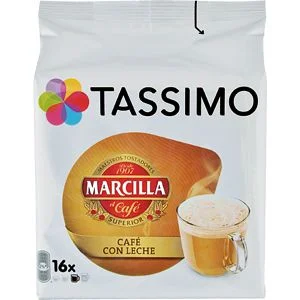 Café con Leche Tassimo Cápsulas 16 U MARCILLA