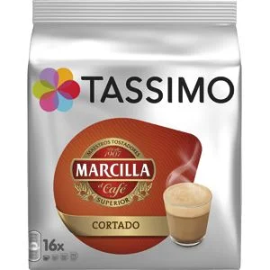 Café Cortado Cremoso Tassimo 16 U MARCILLA
