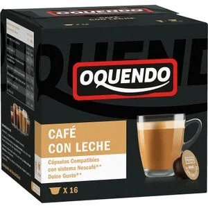 Café con Leche 16 Cápsulas DG 16 U OQUENDO (OQUENDO)