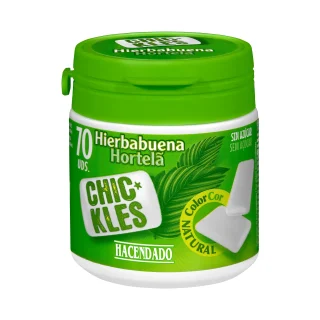 Chicles hierbabuena gragea Hacendado