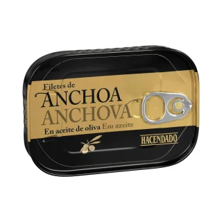 Filetes de anchoa en aceite de oliva Hacendado