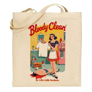 Bolsa de tela Tote bag Those wicked 50s – Bloody clean For Life’s Little Accidents