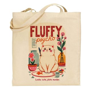 Bolsa de tela Tote bag Cat – Fluffy Psycho