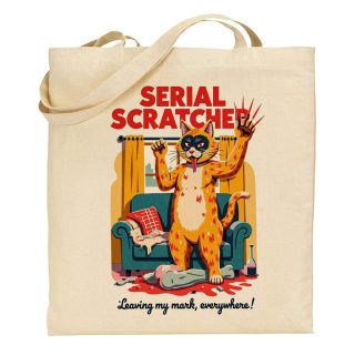 Bolsa de tela Tote bag Cat – Serial Scratcher