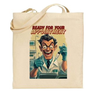 Bolsa de tela Tote bag Dentist – Ready for your appointment