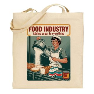 Bolsa de tela Tote bag Food Industry – Adding Sugar to Everything