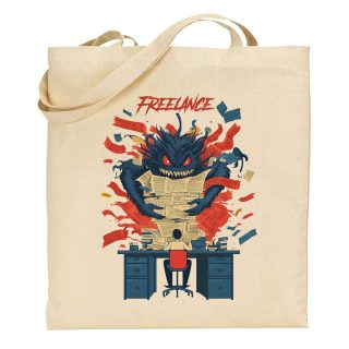 Bolsa de tela Tote bag Freelance – Paper monster