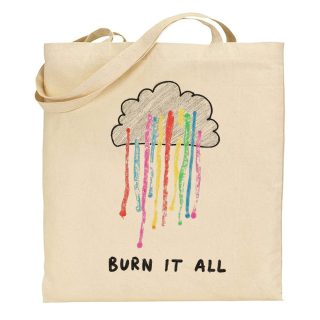 Bolsa de tela Tote bag Weirdo Kids – Burn it all