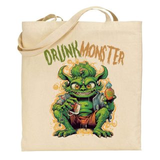 Bolsa de tela Tote bag Monster – Drunk art