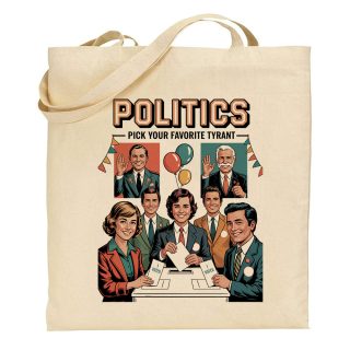 Bolsa de tela Tote bag Politics – Pick your favorite tyrant