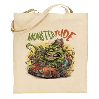 Bolsa de tela Tote bag Ride – Monster angry art