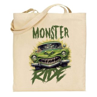 Bolsa de tela Tote bag Ride – Monster angry car art