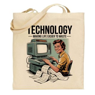 Bolsa de tela Tote bag Technology – Making Life Easier to Waste