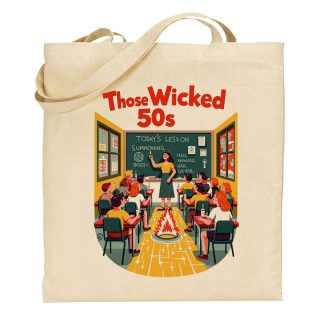 Bolsa de tela Tote bag Those wicked 50s – Satanic classroom