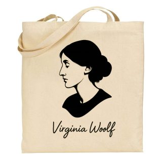 Bolsa de tela Tote bag Virginia Woolf – Minimalist portrait