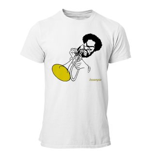 Camiseta Hombre Beatsnpix – The trumpet white