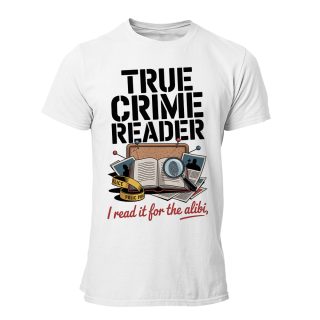 Camiseta Hombre Books – True Crime Reader