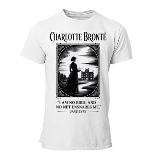 Camiseta Hombre Brontë Sisters – Charlotte I am no bird and no net ensnares me
