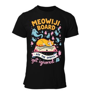 Camiseta Hombre Cat – Meowiji Ouija Board Ask the Spirits