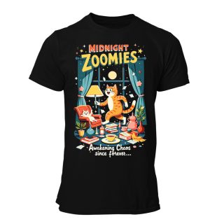 Camiseta Hombre Cat – Midnight Zoomies
