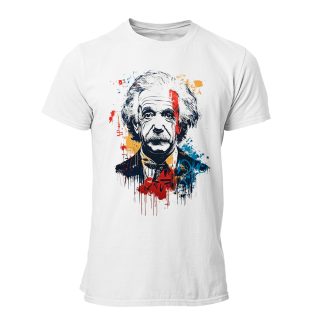 Camiseta Hombre Albert Einstein – Graffiti art