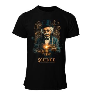 Camiseta Hombre Albert Einstein – Science Steampunk art