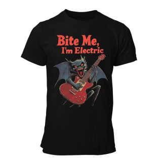 Camiseta Hombre Bat – Bite me, I’m electric