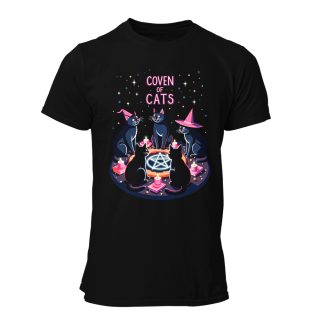 Camiseta Hombre Cat – Coven satanic
