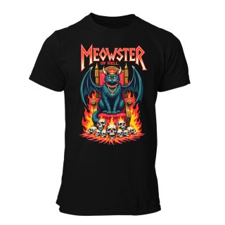 Camiseta Hombre Cat – Meowster of hell