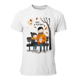 Camiseta Hombre Papá, mi mejor amigo
