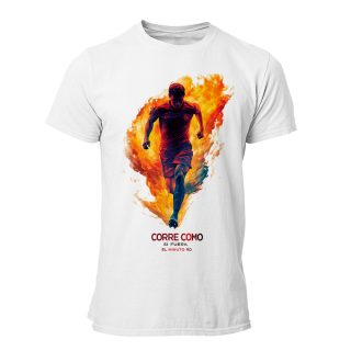 Camiseta Hombre Fútbol – Corre como si fuera el minuto 90