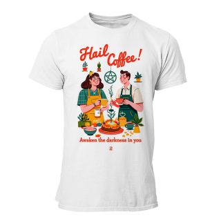 Camiseta Hombre Those wicked 50s – Hail coffee awaken the darkness in you